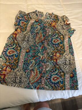 Colorful Paisley Print tunic